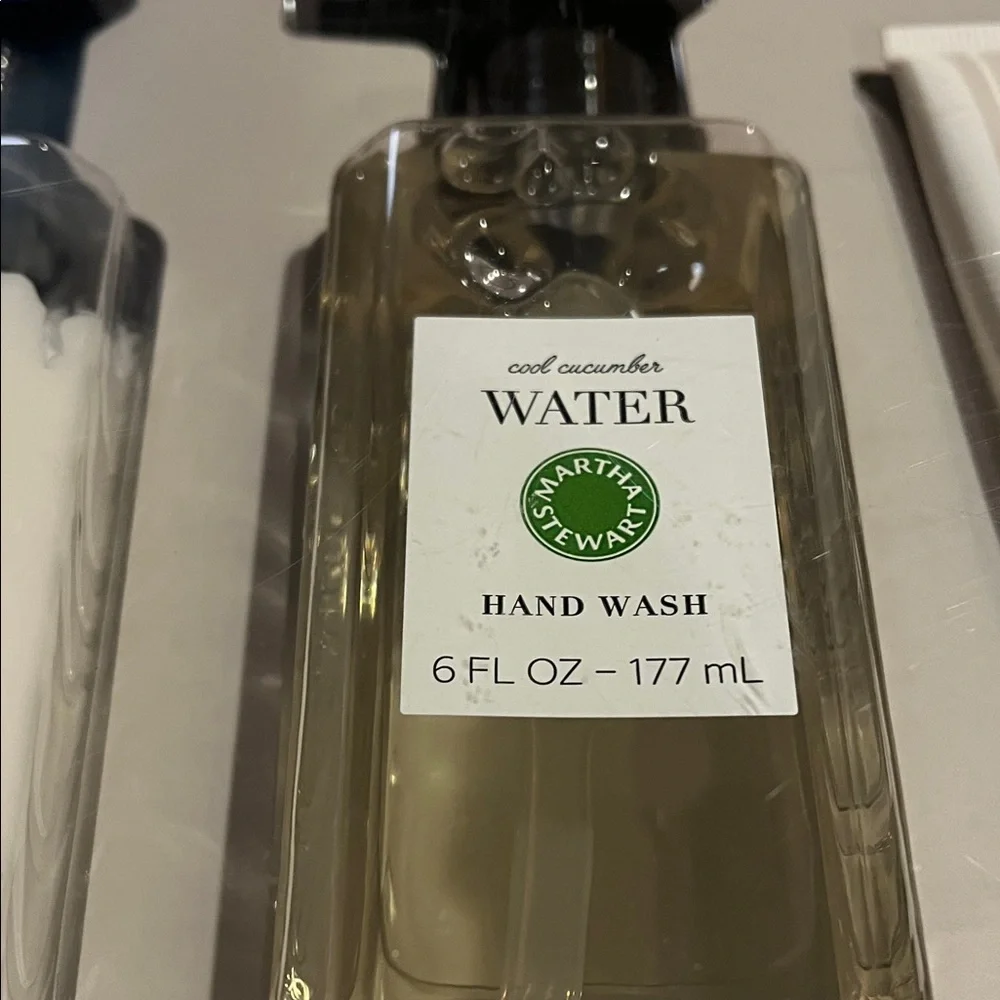 Martha Stewart Cucumber Water Hand Soap and Lotion Set - Picture 3 of 7